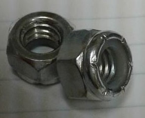 10344 NYLON LOCK NUT 5/16-18 FOR REPAIRING VIBRATION MOUNTS TWO SHOWN SOLD EACH FM908/WH3