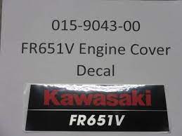 015-9043-00 FR651V Engine Cover Decal BAD BOY