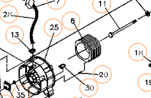 191252AGS STATOR REF 6 BRIGGS AND STRATTON - CLEARANCE