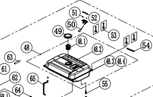 336713549 FUEL CAP REF 49 FIRMAN