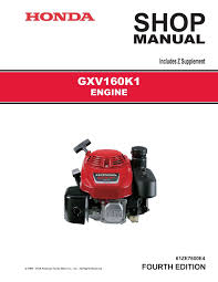 61ZE7600 SERVICE MANUAL  SM, GXV160K1  HONDA WH3