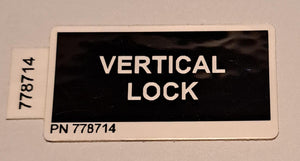 778714 NS DECAL - VERTICAL LOCK NORTHSTAR