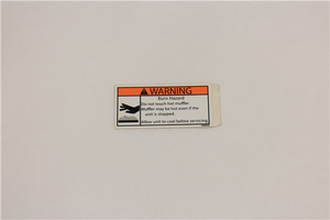 790852 NS DECAL - BURN HAZARD WARNING NORTHSTAR