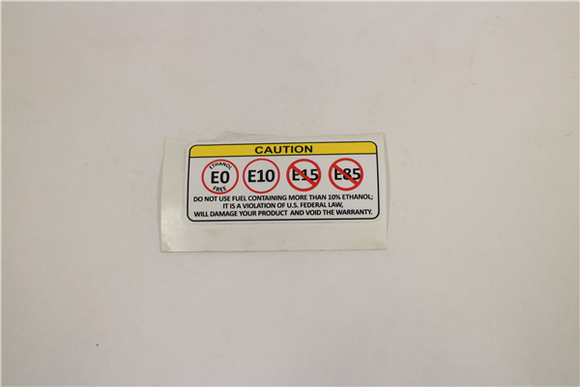 795124 NS DECAL - E85 CAUTION NORTHSTAR