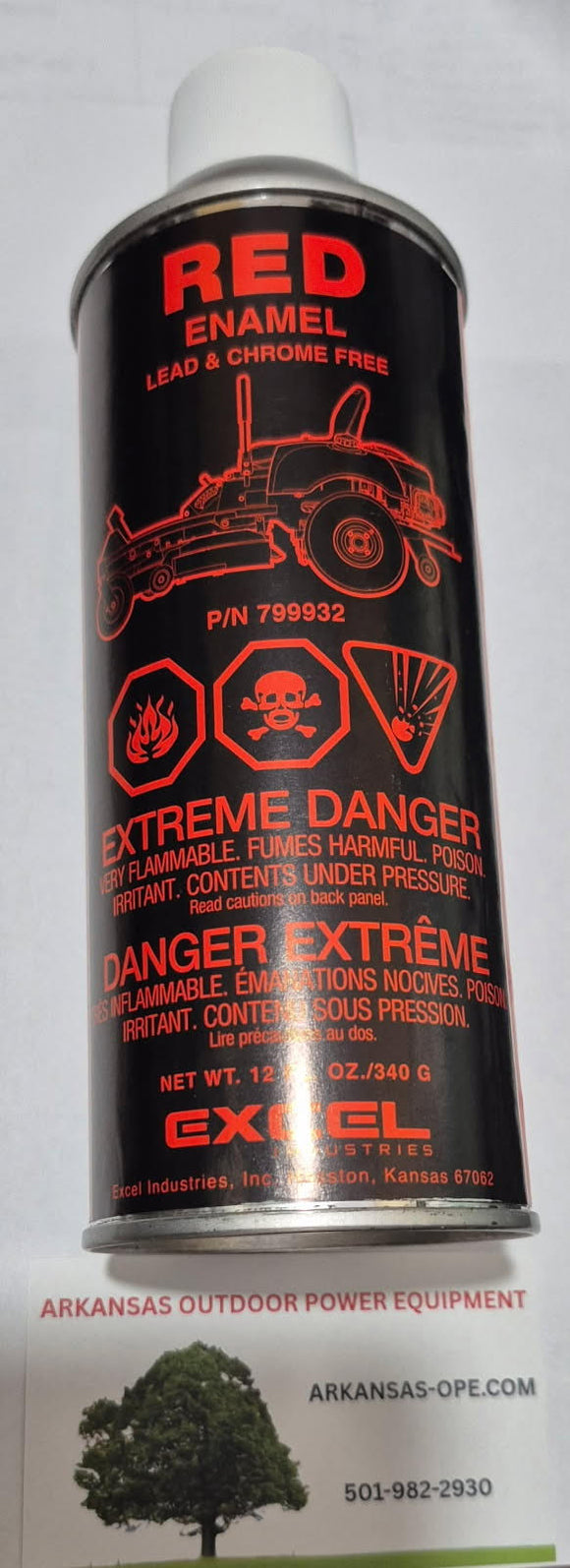 799932 RED SPRAY PAINT 12 OUNCE CAN BIG DOG CALL US TO ORDER. LIMITED TO 2 CANS PER SHIPMENT.