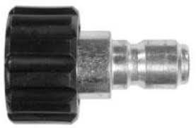 331206 COUPLER, 22MM TWIST BLACK KNOB, 3/8 MPT PW SM