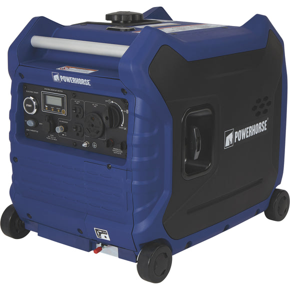 96387 Inverter Generator, 4500 Surge Watts, 3500 Rated Watts, Electric Start POWERHORSE