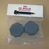 B5 SOLID BASE CAP GRAY 2 PACK EZ POUR