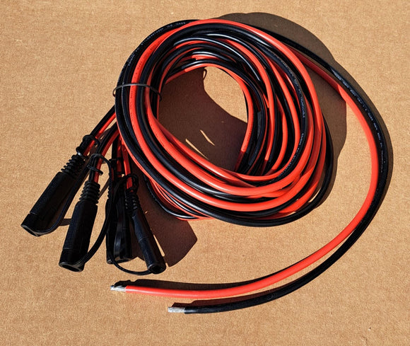 AOPE-22018 WIRE HARNESS 4 X SAE to Bare End FOR SOLAR PANELS