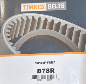 TIMKEN BELT SUPER II V BELT B78 B78R BELT