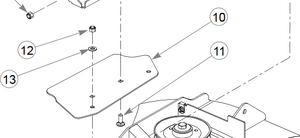 190037 PLATE, CHUTE ADAPTER REF 10 BIG DOG