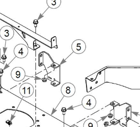 190207 BRACKET RS REAR REF 5 BIG DOG