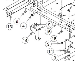 190210 FRONT BRACKET REF 14 BIG DOG