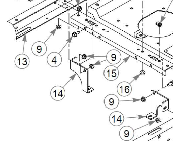 190210 FRONT BRACKET REF 14 BIG DOG