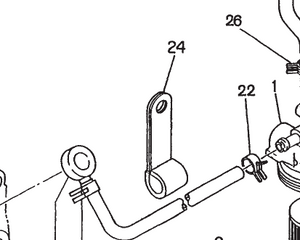 228-67010-01 CLAMP REF 24 ROBIN SUBARU