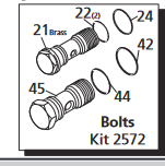 AR2572 KIT, MINI MATIC MOUNTING ANNOVI REVERBERI