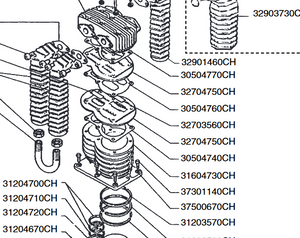 30504770CH GASKET, K24 ROLAIR