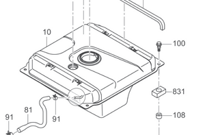 33D-60104-11 FUEL TANK REF 10 ROBIN SUBARU