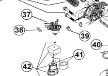 49-72 CARBURETOR REF 37 YAMAKOYO