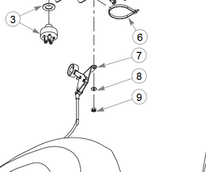 601803 THROTTLE CHOKE ASSEMBLY REF 7 BIG DOG