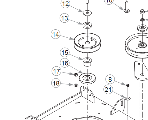 604665 DRIVE PULLEY REF 14 BIG DOG