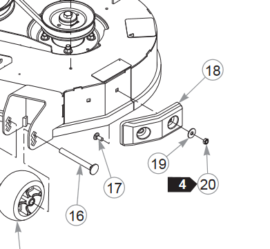 605376 DECK BUMPER BIG DOG