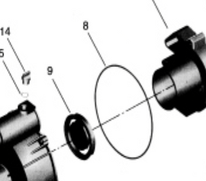 61-128 OUTER BODY O-RING REF 8 YAMAKOYO