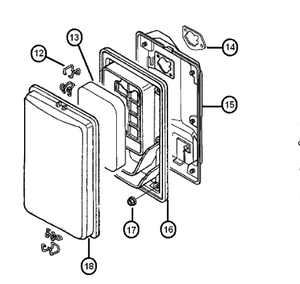 68-16 AIR CLEANER HOUSING REF 16 YAMAKOYO