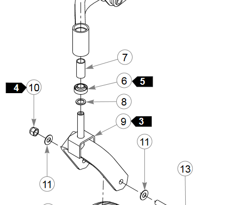 712976 FLAT WASHER  0.531X1.375X0.125 BIG DOG