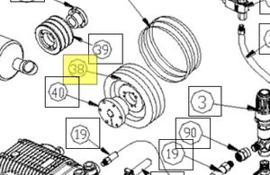 779526 SHEAVE/PULLEY REF 38 NORTHSTAR