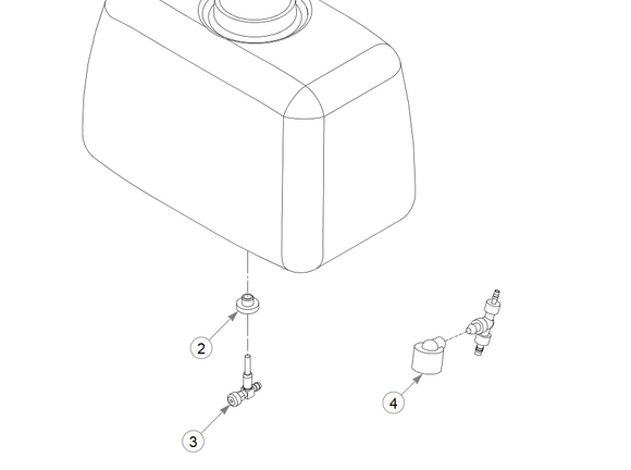 603161 VACUUM BREAKER FILTER REF 4 BIG DOG/HUSTLER