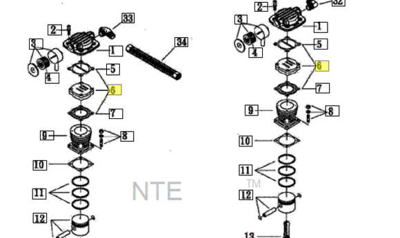 789340 VALVE KIT REF 6 NORTHSTHAR