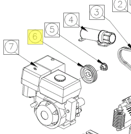 791528 PULLEY 7 .5 HP NORTHSTAR