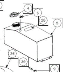 791575 FUEL TANK ASSEMBLY (GAS) REF 5 NORTHSTAR