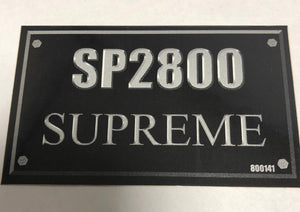 800141 DECAL SP2800 SUPREME DIXIE CHOPPER WH2