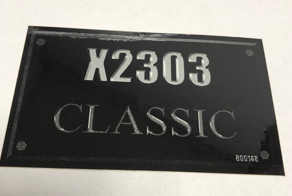 800148 DECAL X2303 CLASSIC DIXIE CHOPPER WH2