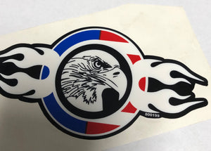 800199 DECAL PIVOT PLATE IRON EAGLE DIXIE CHOPPER WH2