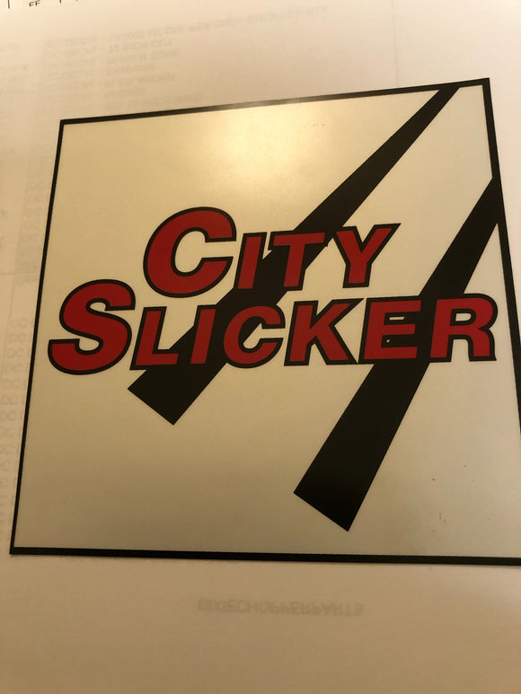 97018 CITY SLICKER FENDER DECAL DIXIE CHOPPER WH2