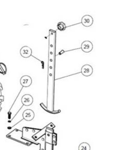 A200577 PIN FOR DRAG BAR REFERENCE 29 SHOWN POWERMATE TILLER