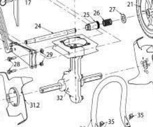 A200759 TRANSMISSION ASSEMBLY REF 32 POWERMATE