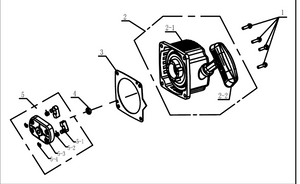 A203645 RECOIL STARTER ASSEMBLY SOUTHLAND