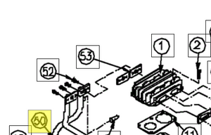 AB5050600 GASKET, INTERCOOLER REF 53 NORTHSTAR