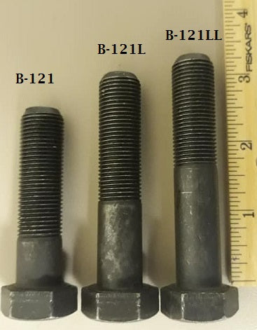 B-121 BLADE BOLT DIXIE CHOPPER 2 1/2 INCH LENGTH