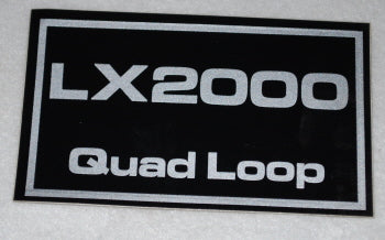 67402    LX2000 QUAD LOOP DECAL   DIXIE CHOPPER WH2