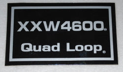 800007  XXW4600 QUAD LOOP DECAL   DIXIE CHOPPER WH3