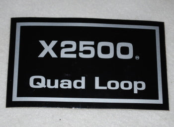 97066   X2500 QUAD LOOP DECAL   DIXIE CHOPPER WH2