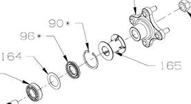 53514 SPACER HYDROGEAR REFERENCE 164