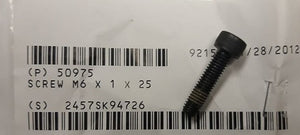 50975 SCREW M6 X 1 X 25 HYDROGEAR BX1/WH3