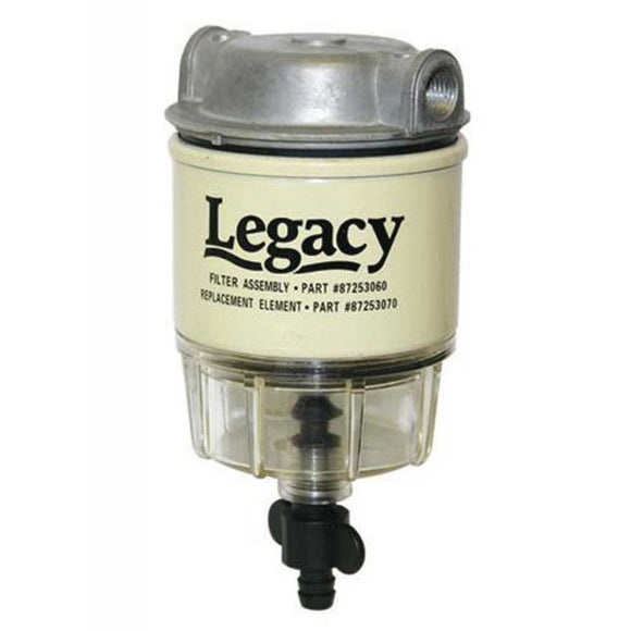 LEGACY FUEL FILTER REPLACEMENT FOR RACOR R12T ASSEMBLY  140R SERIES  10 MICRON R12T ELEMENT AOPE-15001 FM724