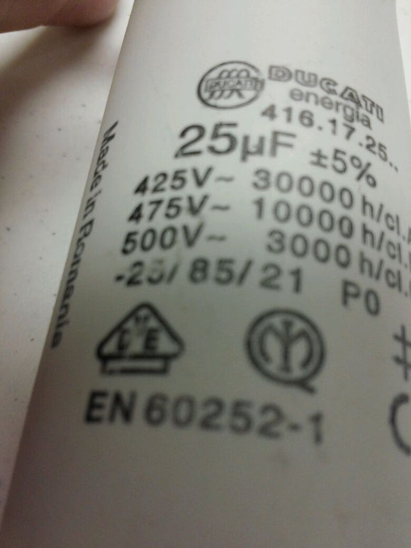 MA307498 307498 CAPACITOR 25mf NORTHSTAR 307498 FM77/NS5/WH2T
